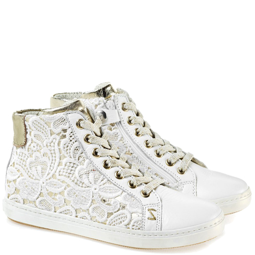 adidas dentelle blanche